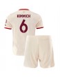 Bayern Munich Joshua Kimmich #6 Ausweichtrikot für Kinder 2024-25 Kurzarm (+ Kurze Hosen)